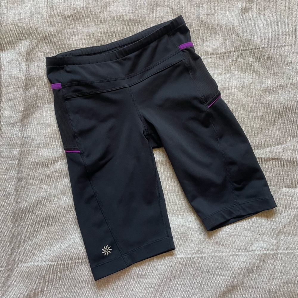 Athleta Running Shorts XXS Black